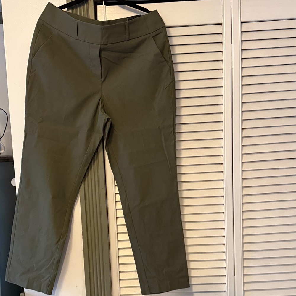 Simply Vera Vera Wang Olive Green Cropped Pants